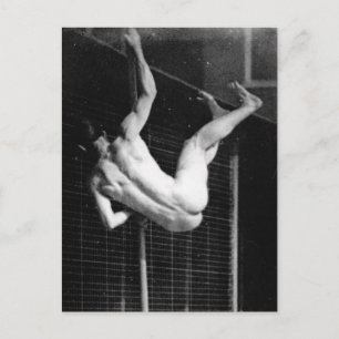 Postal Pole Vaulter - Fotografía de la época de Muybridge