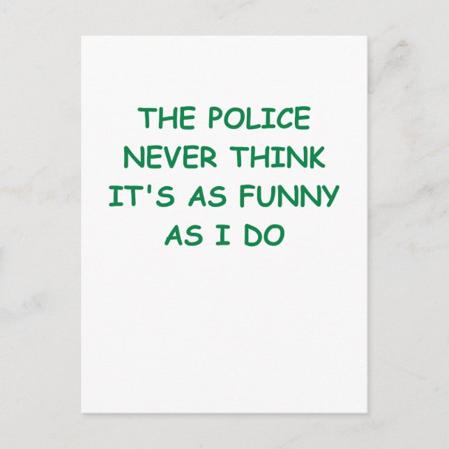 Postal policía (Anverso)