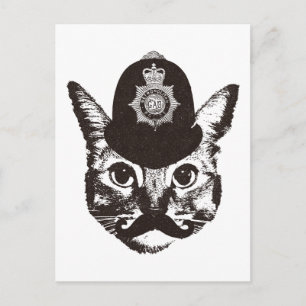 Postal Policía de Bobby Cat