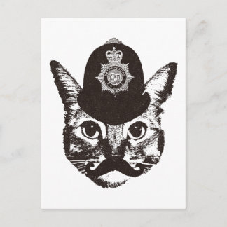 Postal Policía de Bobby Cat