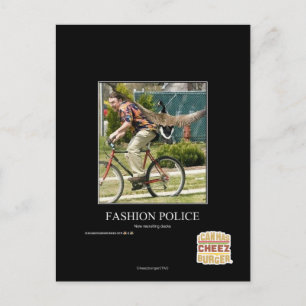Postal Policía de la moda