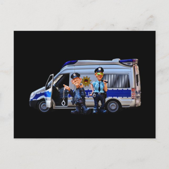 Postal Policía de policía Academia de Aplicación de la Le (Anverso)