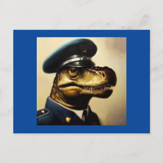 Postal Policía de T Rex