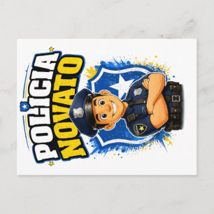 Postal POLICÍA NOVATO Oficial de Policía Novato Motivacio