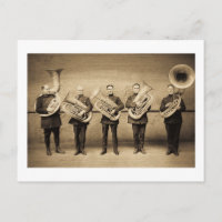 Policía Vintage Tuba Cops (Sepia)
