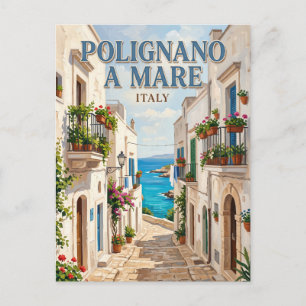Postal Polignano a Mare Ciudad Antigua Italia