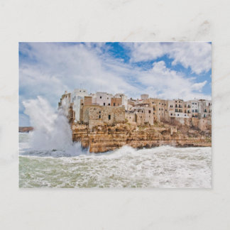 Postal Polignano, al sur de Italia