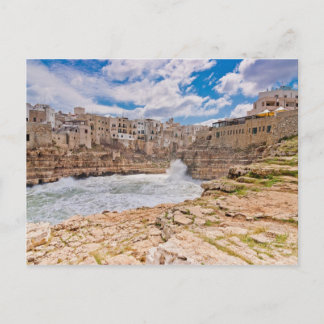 Postal Polignano, al sur de Italia