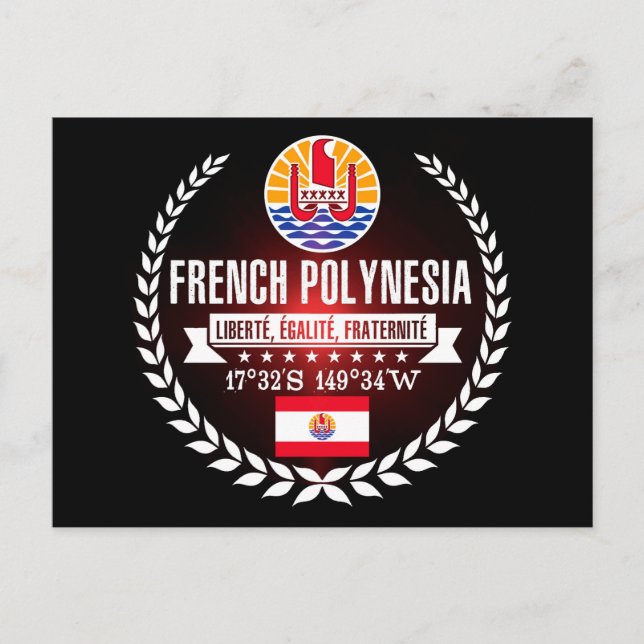 Postal Polinesia Francesa (Anverso)
