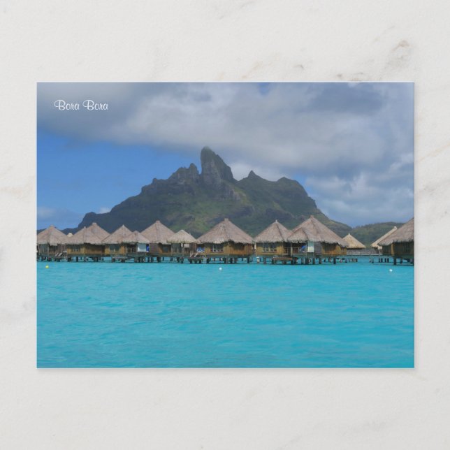 Postal Polinesia Francesa Bora Bora (Anverso)