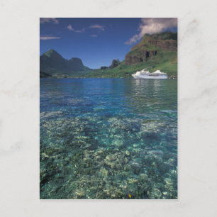 Postal Polinesia Francesa, Moorea. Bahía de Cooks. Crucer