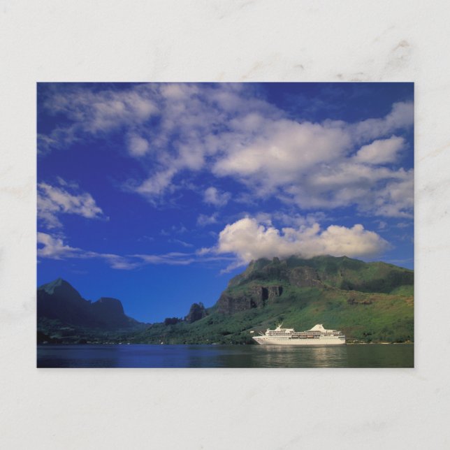 Postal Polinesia Francesa, Moorea. Cooks Bay. Cruceros 3 (Anverso)