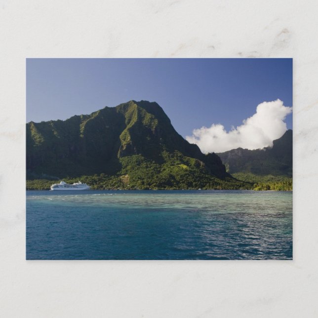 Postal Polinesia Francesa, Moorea. El Paul Gauguin (Anverso)