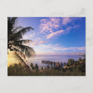Postal Polinesia Francesa, Moorea. Vista de la Bahía de