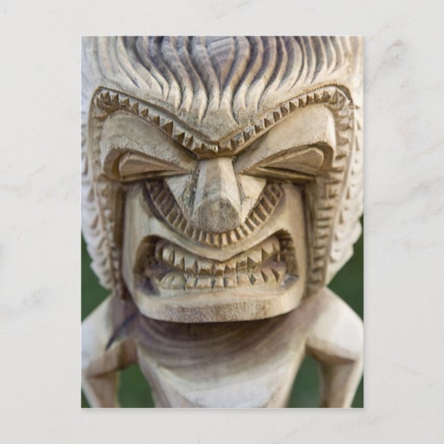 Postal Polinesia, Reino de Tonga. Cierre de tiki (Anverso)