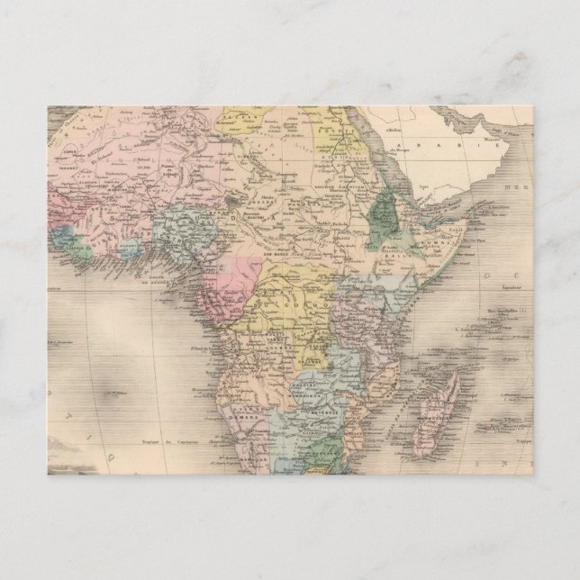 Postal Política africana (Anverso)