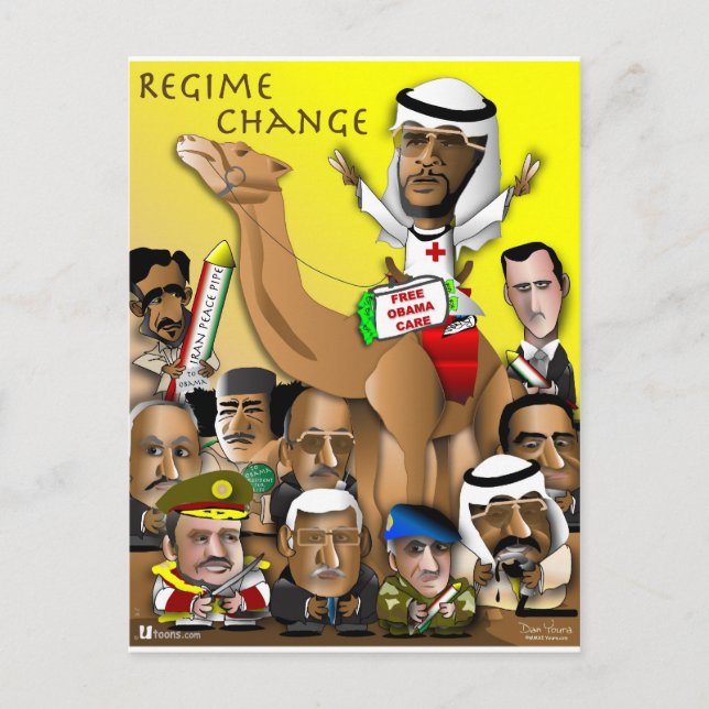 Postal Política bruta de Obama (Anverso)