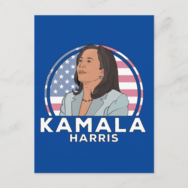 Postal Política Kamala Harris (Anverso)