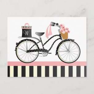 Postal Polka Dot Bicicleta