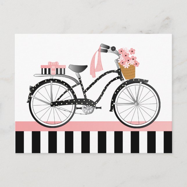 Postal Polka Dot Bike-New (Anverso)