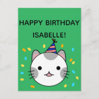 Polka Dot Cat | Feliz cumpleaños