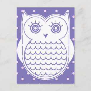 Postal Polka Dot Owl