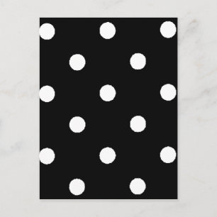 Postal polkadots negros y blancos