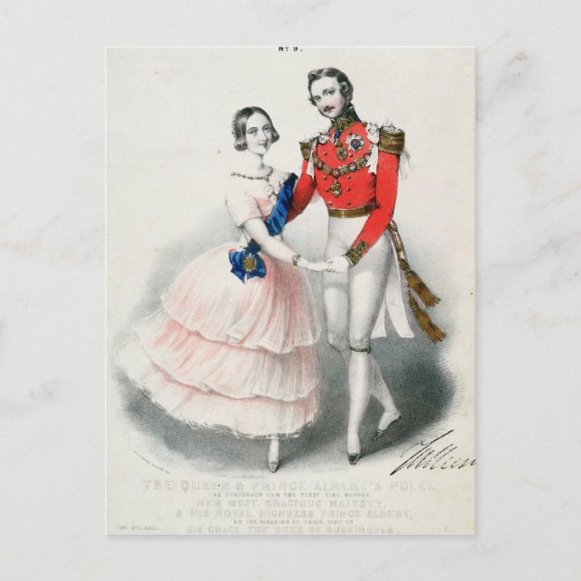 Postal Polkas de Jullien (Anverso)