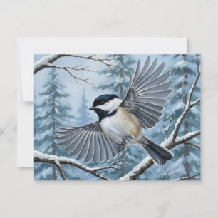 Postal Pollito de paja negra de estado de Maine