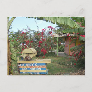 Postal Pollo de Jerk en Negril, Jamaica 2011