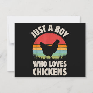 Postal Pollo, sólo un chico que ama a los animales de gra