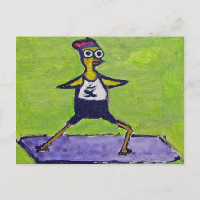 Postal Pollo Yogi (Anverso)