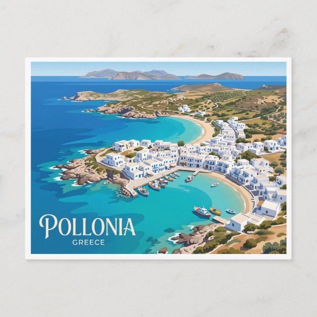 Postal Pollonia Grecia (Anverso)