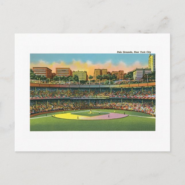 Postal Polo Grounds, Nueva York (Anverso)