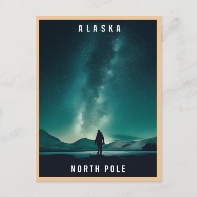 Postal polo norte, alaska (Anverso)