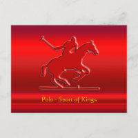 Polo Pony y Rider Grabado en relieve, de aspecto r