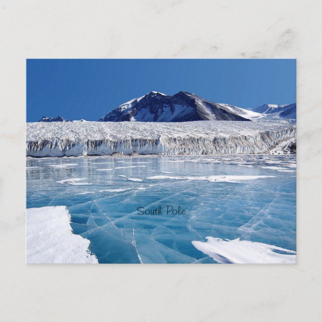 Postal Polo Sur - Antártica (Anverso)