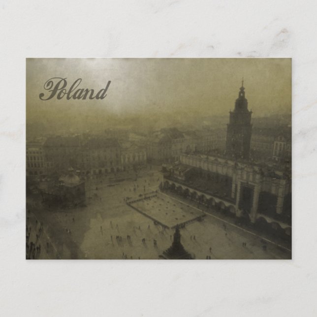 Postal Polonia de época (Anverso)