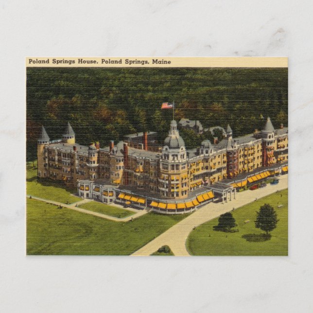 Postal Polonia Springs House, Polonia Springs, Maine (Anverso)