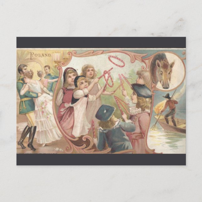 Postal Polonia Vintage (Anverso)