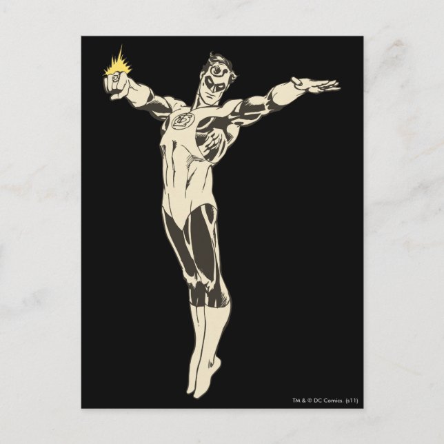 Postal Polos de linternas verdes (Anverso)