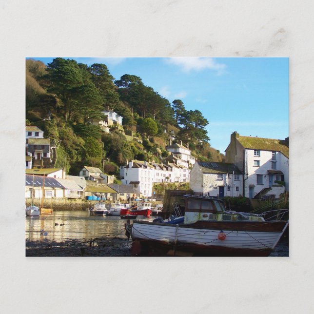 Postal Polperro Cornwall England (Anverso)