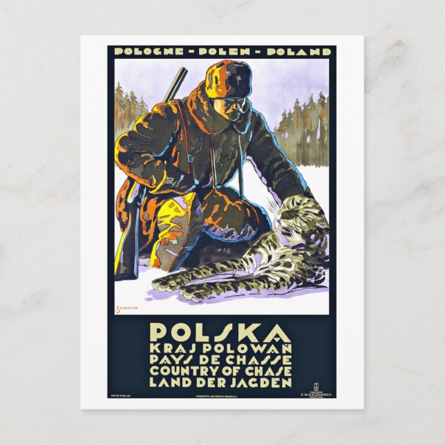 Postal Polska Poland Vintage Travel (Anverso)