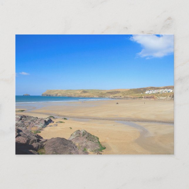 Postal Polzeath en Cornwall (Anverso)
