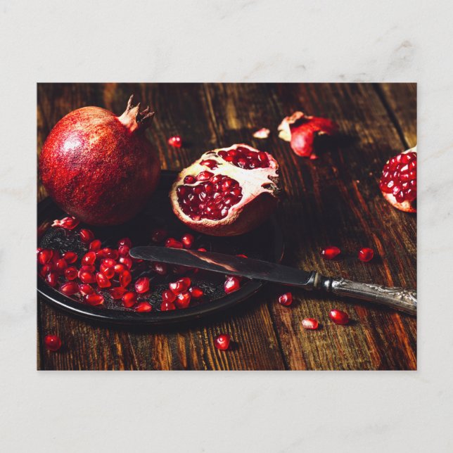 Postal Pomegranato de rubí (Anverso)