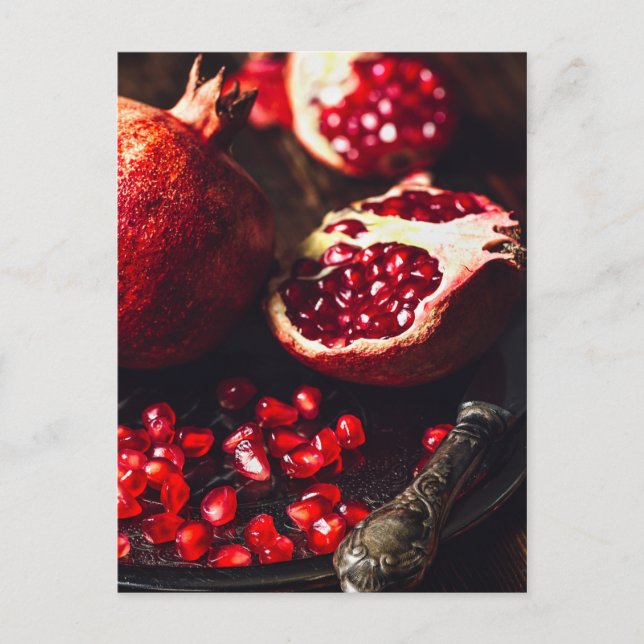 Postal Pomegranato de rubí (Anverso)