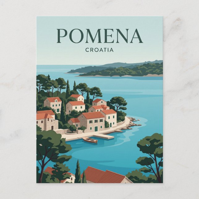 Postal Pomena Croacia (Anverso)