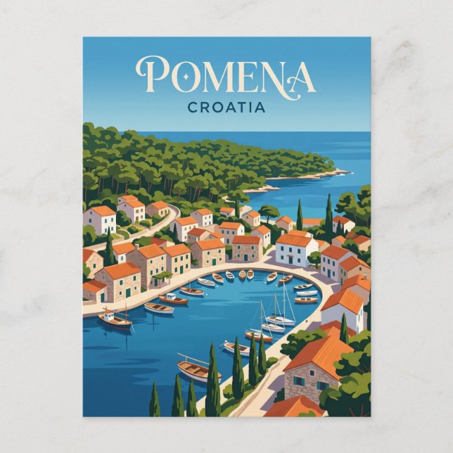 Postal Pomena Croacia (Anverso)