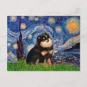 Postal Pomerania (BT) - Noche estrellada