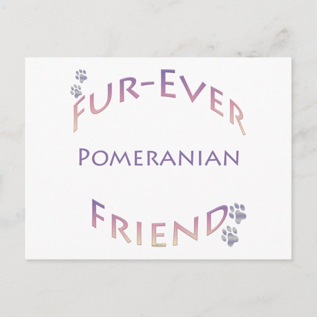 Postal Pomerania Furever (Anverso)